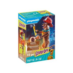 Playmobil Scooby-Doo! Συλλεκτική Φιγούρα Scooby Πυροσβέστης  Playmobil Scooby-Doo! Συλλεκτική Φιγούρα Scooby Πυροσβέστης