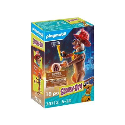 Playmobil Scooby-Doo! Συλλεκτική Φιγούρα Scooby Πυροσβέστης 