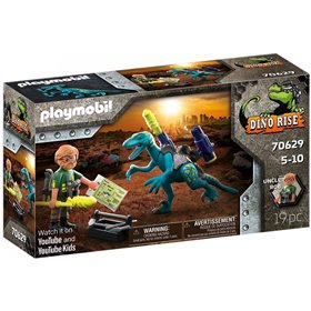 Playmobil Dino Rise Deinonychus: Δεινόνυχος Με Τον Θείο Rob 