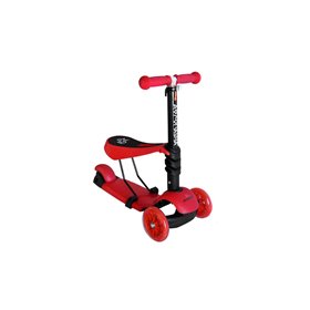 ΑΘΛΟΠΑΙΔΙΑ Πατίνι Σκούτερ 3 Σε 1, Χρώμα Κόκκινο 