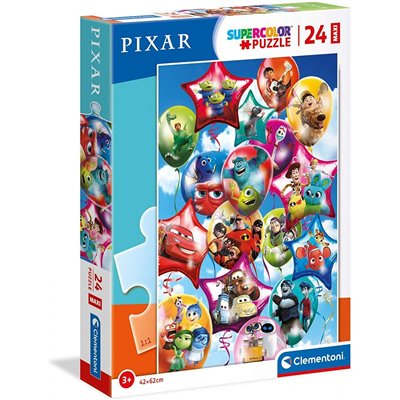 Clementoni Παιδικό Παζλ Color Pixar Party 24 Τμχ 