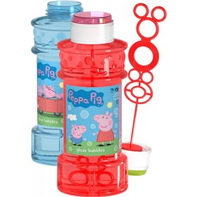 Dulcop Σαπουνόφουσκες Glass Peppa Pig Bubbles 300Ml  Dulcop Σαπουνόφουσκες Glass Peppa Pig Bubbles 300Ml