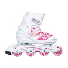 ROCES Αυξομειούμενα Πατίνια Compy 3.0 - Για Κορίτσια, (30-33) Λευκό-Ροζ-Βιολετί  ROCES Αυξομειούμενα Πατίνια Compy 3.0 - Για Κορίτσια, (30-33) Λευκό-Ροζ-Βιολετί