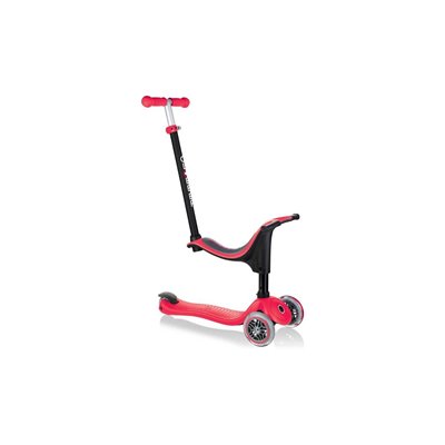 Globber Scooter Go Up Sporty With Stabilizer And Sticker Red 