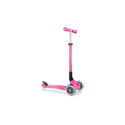 Globber Scooter Primo Foldable Fantasy Lights Flowers Neon Pink 