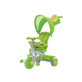 Skorpion Wheels Ποδηλατάκι Τρίκυκλο Με Τιμόνι Γονέα Και Τέντα Πράσινο  Skorpion Wheels Ποδηλατάκι Τρίκυκλο Με Τιμόνι Γονέα Και Τέντα Πράσινο