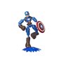 Hasbro Marvel Avengers Bend Και Flex Action Figure, 6-Ιντσών Captain America Περιλαμβάνει Αξεσουάρ Έκρηξης 