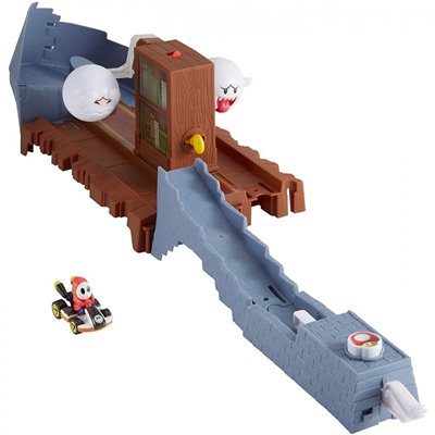 Mattel Hot Wheels Mario Kart Track Set Boos Spooky Sprint Kart Πίστες Επιπέδων 