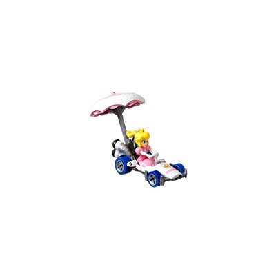 Mattel Diecast Hot Wheels Mario Kart Princess Peach Με Ανεμόπτερο 