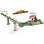 Mattel Hot Wheels Mario Kart Piranha Plane Slide Πίστες Επίπεδων 1:64 Die-Cast-Cast Yoshi Και B-Dasher Vehicle 