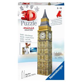 Ravensburger 3D Puzzle Minis Collection 54 Τεμ. Big Ben  Ravensburger 3D Puzzle Minis Collection 54 Τεμ. Big Ben