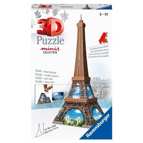 Ravensburger 3D Puzzle Minis Collection 54 Τεμ. Πύργος Του Αιφελ  Ravensburger 3D Puzzle Minis Collection 54 Τεμ. Πύργος Του Αιφελ