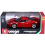 Bburago Ferrari 1/24 Race And Play 488 Gtb, Κόκκινο 