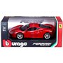 Bburago Ferrari 1/24 Race And Play 488 Gtb, Κόκκινο 