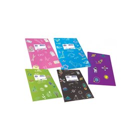 SKAG Τετράδιο Χρωματιστό Κλασικά Super Καρφίτσα 17 X 25 - 5 Χρώματα 