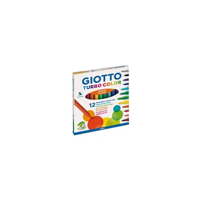 Giotto Flamasters Turbo Color 12 Τεμάχια 