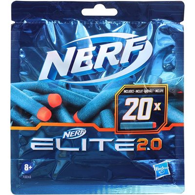 Hasbro Nerf Elite 2.0 20Er Dart Refill Pack - Περιέχει 20 Darts Nerf Elite 2.0 