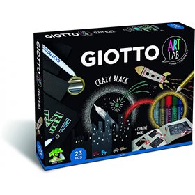Giotto Set Art Lab Crazy Black Σετ Δημιουργίας 