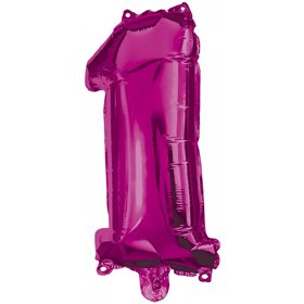 PROCOS Μπαλόνι Decorata Hot Pink Foil 96Εκ. Νο 1  PROCOS Μπαλόνι Decorata Hot Pink Foil 96Εκ. Νο 1