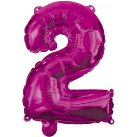 PROCOS Balloon Decorata Hot Pink Foil 96 Cm Νο 2 Ροζ  PROCOS Balloon Decorata Hot Pink Foil 96 Cm Νο 2 Ροζ
