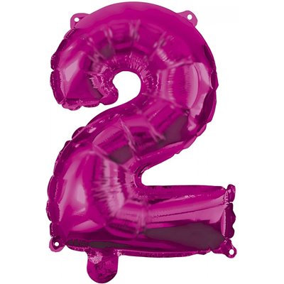 PROCOS Balloon Decorata Hot Pink Foil 96 Cm Νο 2 Ροζ 