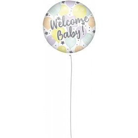 PROCOS Μπαλόνι Decorata Foil Welcome Baby Balloons 46Εκ. 1Τμχ  PROCOS Μπαλόνι Decorata Foil Welcome Baby Balloons 46Εκ. 1Τμχ