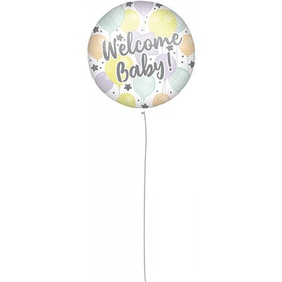 PROCOS Μπαλόνι Decorata Foil Welcome Baby Balloons 46Εκ. 1Τμχ 
