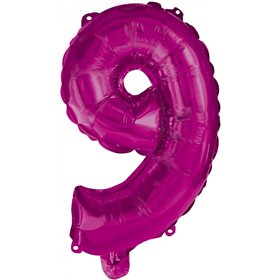 PROCOS Μπαλόνι Decorata Hot Pink Foil 96Εκ. Νο 9 Ροζ  PROCOS Μπαλόνι Decorata Hot Pink Foil 96Εκ. Νο 9 Ροζ