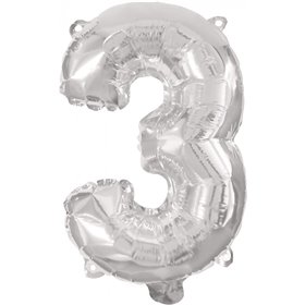 PROCOS Μπαλόνι Decorata Silver Foil 96Εκ. Νο 3 Ασημί  PROCOS Μπαλόνι Decorata Silver Foil 96Εκ. Νο 3 Ασημί