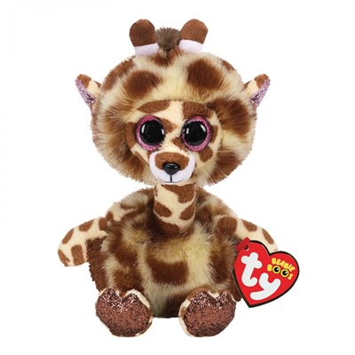 ty Beanie Boos Gertie Χνουδωτό Καμηλοπάρδαλη Με Μακρύ Λαιμό 23Εκ 