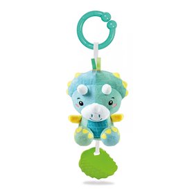 baby Clementoni Baby For You Βρεφική Κουδουνίστρα Δεινοσαυράκι Σε Για 0+ Μηνών 