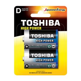 TOSHIBA Αλκαλικές Μπαταρίες D High Power 2 X 1.5V 
