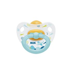 NUK Πιπίλα Classic Happy Kids Από Καουσούκ Μέγεθος 1 (0-6 Μηνών)  NUK Πιπίλα Classic Happy Kids Από Καουσούκ Μέγεθος 1 (0-6 Μηνών)