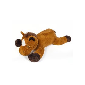 Christakopoulos Λούτρινο Άλογο Καφέ Ξαπλωτό 100Εκ 