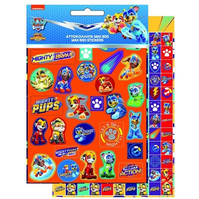 GIM Stickers Max Paw Patrol 600 Αυτοκόλλητα 