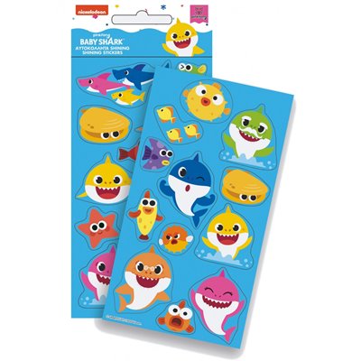 GIM Sticker Shining Baby Shark Αυτοκόλλητα 