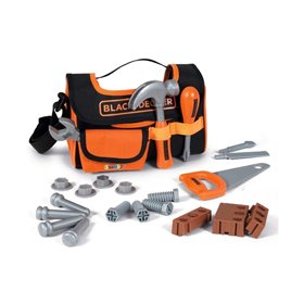 Smoby Black And Decker Fabric Tool Case Υφασμάτινη Τσάντα Εργαλείων  Smoby Black And Decker Fabric Tool Case Υφασμάτινη Τσάντα Εργαλείων