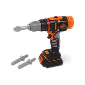 Smoby Black And Decker Electronic Drill Τρυπάνι Γκρι Και Πορτοκαλί Χρώμα  Smoby Black And Decker Electronic Drill Τρυπάνι Γκρι Και Πορτοκαλί Χρώμα