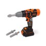 Smoby Black And Decker Electronic Drill Τρυπάνι Γκρι Και Πορτοκαλί Χρώμα 