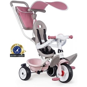 Smoby Baby Balade Pink Plus Τρίκυκλο Ροζ  Smoby Baby Balade Pink Plus Τρίκυκλο Ροζ