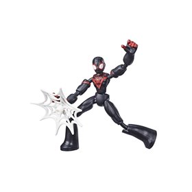 Hasbro Marvel Spider-Man Bend And Flex Miles Morales Action Figure, 6 Ιντσών, Περιλαμβάνει Αξεσουάρ Ιστού  Hasbro Marvel Spider-Man Bend And Flex Miles Morales Action Figure, 6 Ιντσών, Περιλαμβάνει Αξεσουάρ Ιστού