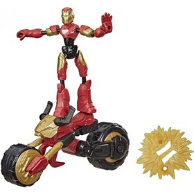 Hasbro Marvel Avengers Bend And Flex, Flex Rider Iron Man Και Μοτοσικλέτα 2 Σε 1  Hasbro Marvel Avengers Bend And Flex, Flex Rider Iron Man Και Μοτοσικλέτα 2 Σε 1