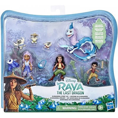 Hasbro Disneys Raya And The Last Dragon Kumandra Story Set, 7 Κούκλες Και Αξεσουάρ 