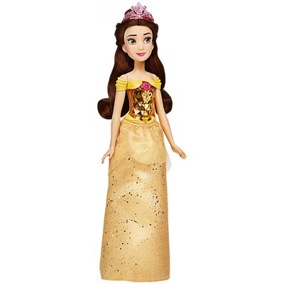 Hasbro Disney Princess Royal Shimmer Belle Doll, Κούκλα Μόδας Με Φούστα Και Αξεσουάρ 