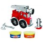 Hasbro Play-Doh Wheels Fire Engine Playset With 2 Non-Toxic Modeling Compound Cans 