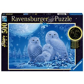Ravensburger Παζλ 500 Τεμ. Κουκουβάγιες - Starline  Ravensburger Παζλ 500 Τεμ. Κουκουβάγιες - Starline