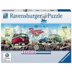 Ravensburger Παζλ 1000 Τεμ. VW Bulli - Πανόραμα  Ravensburger Παζλ 1000 Τεμ. VW Bulli - Πανόραμα