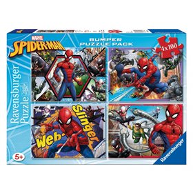 Ravensburger Παζλ 4X100 Τεμ. Spiderman 