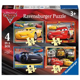 Ravensburger Παζλ 4 Σε 1 Cars 
