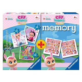 Ravensburger Memory + 3 Παζλ Cry Babies  Ravensburger Memory + 3 Παζλ Cry Babies